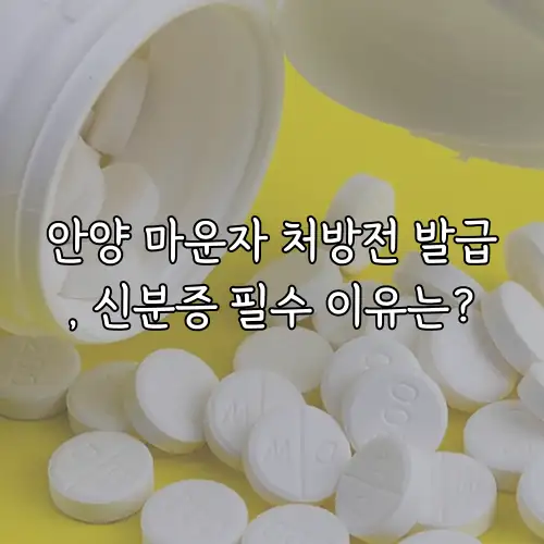 안양 마운자 처방전 발급, 신분증 필수 이유는?