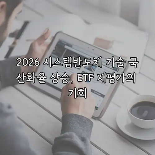2026 시스템반도체 기술 국산화율 상승, ETF 재평가의 기회