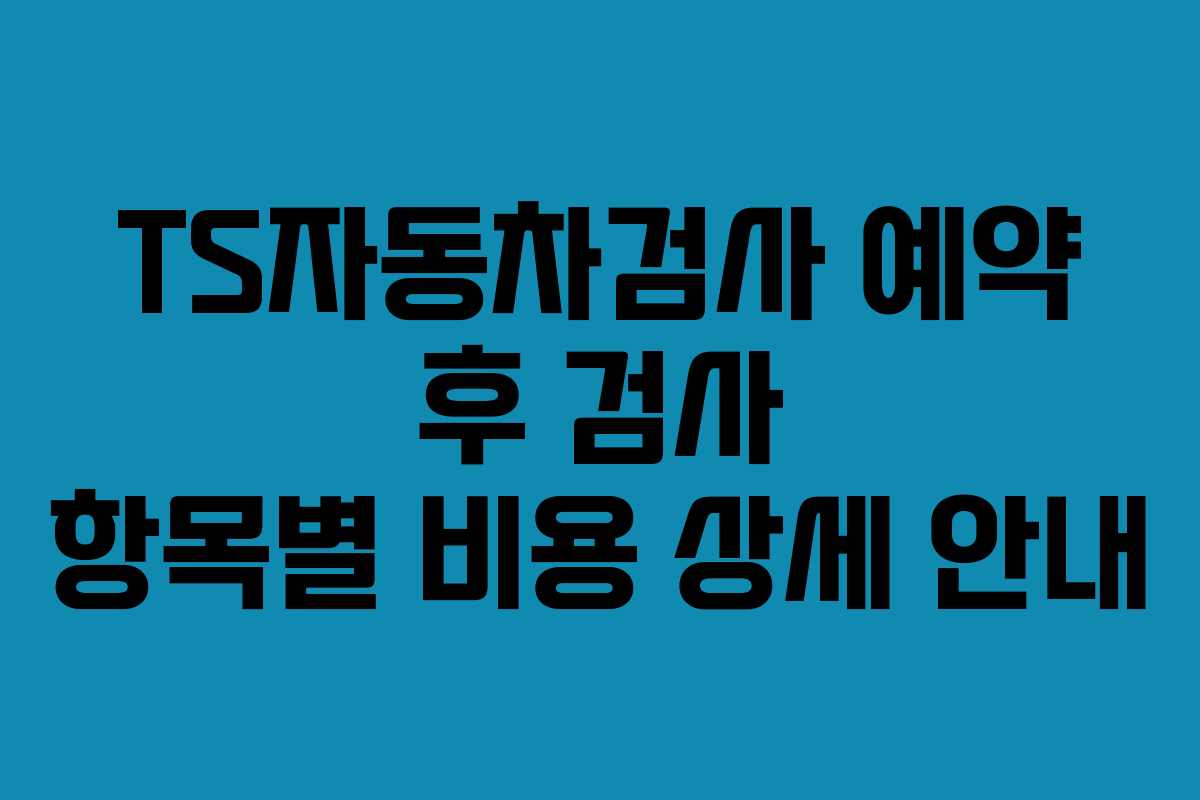 TS자동차검사-예약-후-검사-항목별-비용-상세-안내